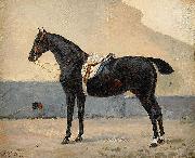 John Arsenius Portrait of a Horse oil